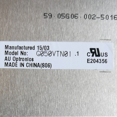 5.0 G050VTN01.1을 위한 인치 800(RGB)×480 LCD 표시 화면 패널