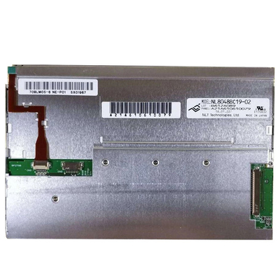 NL8048BC19-02 원형 7.0은 NEC을 위한 산업 설비를 위한 LCD 디스플레이 800(RGB)×480으로 조금씩 움직입니다