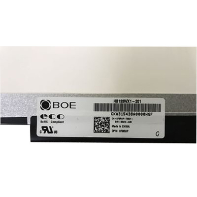 BOE 13.3 인치 노트북 스크린 HB133WX1-201 RGB 1366X768 LCD는 모듈을 드러냅니다