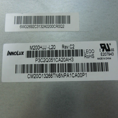 산업 기계를 위한 M200HJJ-L20 Rev.C1 C2  19.5 인치 1920x1080 고정 헤드 디스크 IPS LCD 디스플레이 LVDS 인터페이스 LCD