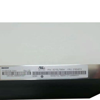 N125HCE-GN1 12.5 인치 LCD 스크린 패널 1920X1080 고정 헤드 디스크 176PPI 300 cd/M2 LVDS 입력