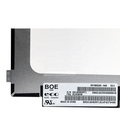 BOE 세로줄 15.6인치 LCD 패널 NV156QUM-N43 노트북 LCD 화면