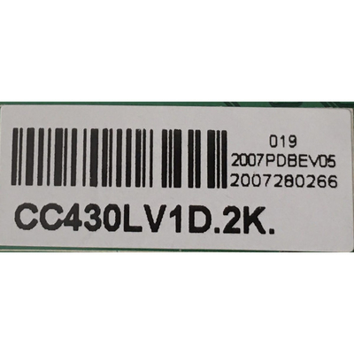 CC430LV1D LCD 스크린 디스플레이 패널 43 " RGB 1920×1080 고정 헤드 디스크 51PPI