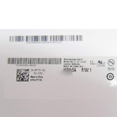 B101AW01 V2 HW5A 1024*576 40 핀 LCD 디스플레이 TFT 모듈
