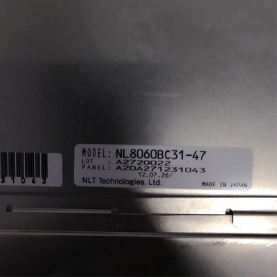 산업적 디스플레이를 위한 새로운 LCD 스크린 패널 12.1 인치 LCD 모듈 NL8060BC31-47