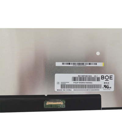 아수스 Ux433을 위한 BOE 호리호리하 30 핀 Edp 노트북 Lcd LED 디스플레이 화면 NV140FHM-N63 14.0 인치