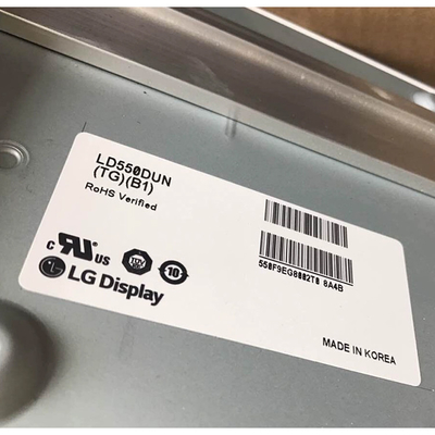 55 인치 LG 디스플레이를 위한 옥외 영상 벽 3.8mm 날의 사면 LCD 패널 LD550DUN-TGB1