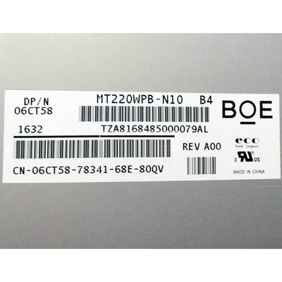 의료 영상을 위한 BOE EV220WPB-N10 22 인치 1680*1050 LVDS 30 핀 LCD 스크린