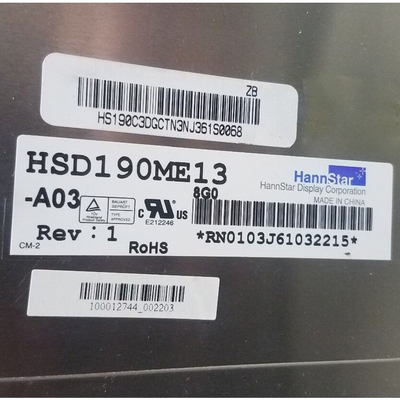 HSD190ME13-A03 19.0 인치 LCD 화면 교체 RGB 1280×1024 SXGA 86PPI