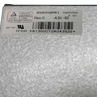50.0인치 LCD 패널 디스플레이 800*480 40pin LCD 화면 HSD050IDW1-A20-R0