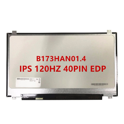 공급 B173HAN01.4 크기 17.3 인치 매트 하드 코팅 LCD 화면