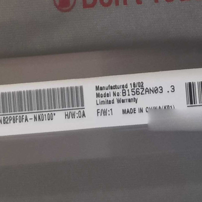 15.6 인치 B156ZAN03.3 높은 밝기 송신 LCD 화면