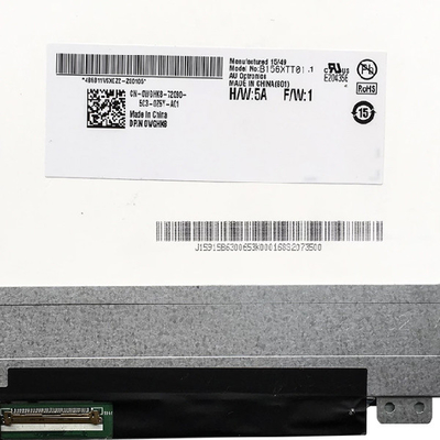 RGB 수직 막대 B156XTT01.1 크기 15.6 인치 LCD 디스플레이