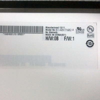 B140XTN02.0 14.0 인치 1366*768 TFT-LCD 스크린 LCD 디스플레이