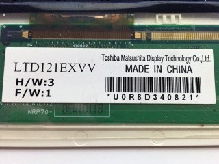 LTD121EXVV 262K 49%NTSC 노트북용 TFT-LCD 화면