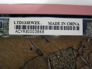 LTD133EWZX LVDS 13.3 인치 TFT LCD 화면 패널 노트북용