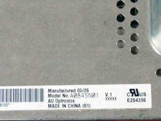 A084SN01 V1 8.4 인치 800*600 TFT LCD 디스플레이 모듈