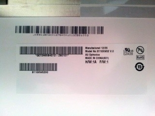 B116XW02 V0 11.6 인치 원본 노트북 LCD 패널