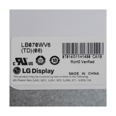 7.0인치 LG LCD 화면 디스플레이 패널 LB070WV6-TD08