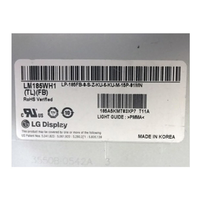 좋은 가격 LM185WH1-TLFB 18.5 인치 LCD 패널 1366 * 768 LCD 화면 온라인으로
