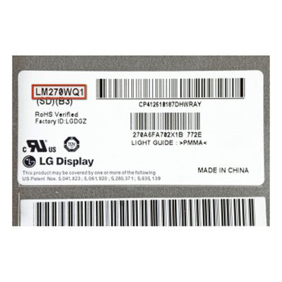 좋은 가격 LM270WQ1-SDB3 27.0 인치 2560*1440 LCD 화면 패널 온라인으로