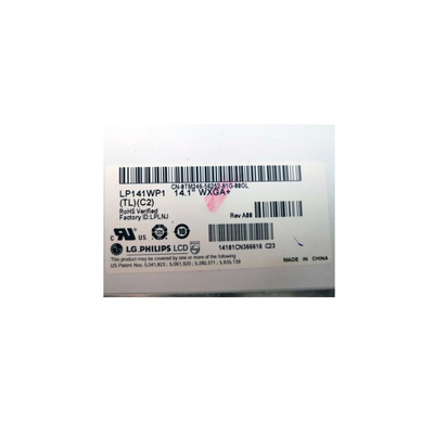 좋은 가격 LP141WP1-TLC2 14.1 인치 1440*900 60Hz LVDS 30pin LCD 디스플레이 온라인으로