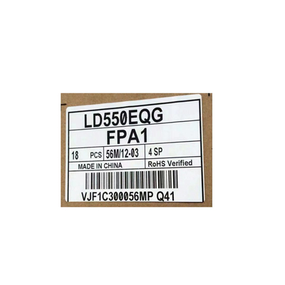 좋은 가격 LD550EQG-FPA1 55.0 인치 3840*2160 해상도 LCD 화면 패널 온라인으로