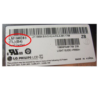 좋은 가격 LM190E03-TLB4 19.0 인치 1280*1024 LCD 화면 모듈 온라인으로