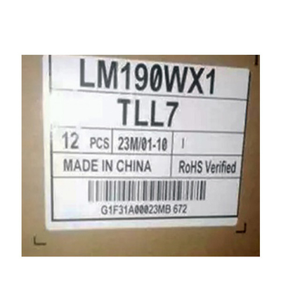 좋은 가격 LM190WX1-TLL7 19.0인치 LCD 패널 1440*900 LCD 모듈 디스플레이 온라인으로