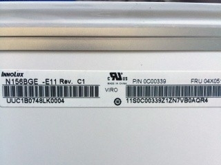 좋은 가격 1366*768 N156BGE-E11 15.6 인치 200 cd/m2 LCD 디스플레이 화면 온라인으로