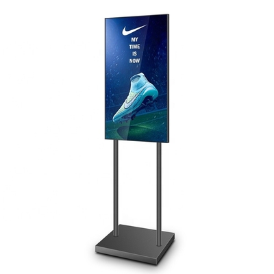 좋은 가격 40인치 안드로이드 플로어 스탠딩 디지털 간판 LED 백라이트 온라인으로
