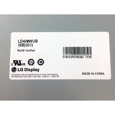 좋은 가격 새로운 Lcd 비디오 월 LD420WUB-SBG1 1920년 고정 헤드 디스크 52PPI 온라인으로